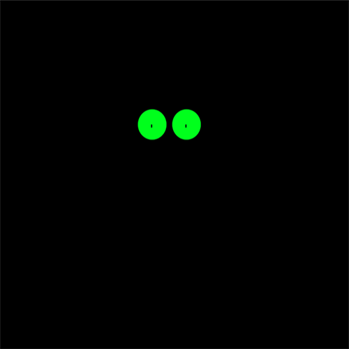 The app is believed to recreate some eyes watching from the dark.