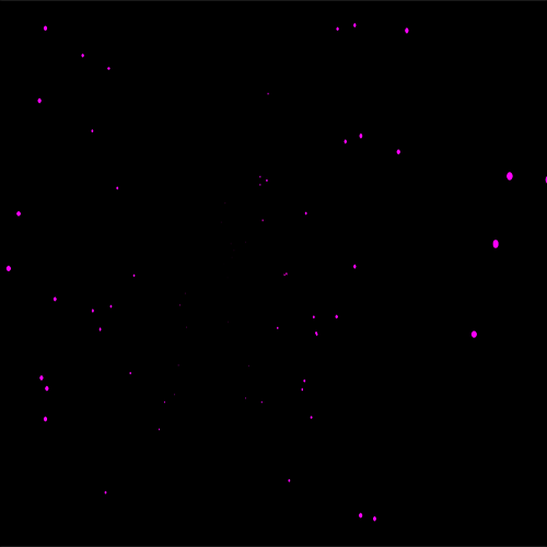 The open implementation of the famous windows screensaver, the starfield. Hope, I won't get sued for this.